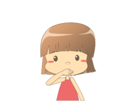 Cute girl Talia Animated! 2 sticker #13736852