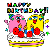 "HAPPY BIRTHDAY" animation sticker sticker #13737186