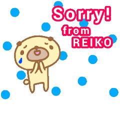[MOVE]"REIKO" only name sticker