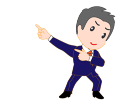 Business man Sarata2 sticker #13737385