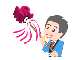 Business man Sarata2 sticker #13737386