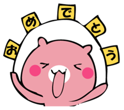 The rabbit I'd like to say sticker #13737603