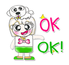 Mr. Richu. Hi! ^__^ I love dog. sticker #13737694