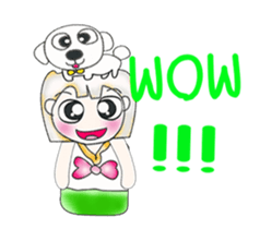 Mr. Richu. Hi! ^__^ I love dog. sticker #13737695