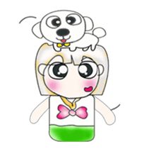 Mr. Richu. Hi! ^__^ I love dog. sticker #13737706