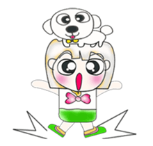 Mr. Richu. Hi! ^__^ I love dog. sticker #13737707