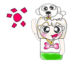 Mr. Richu. Hi! ^__^ I love dog. sticker #13737710