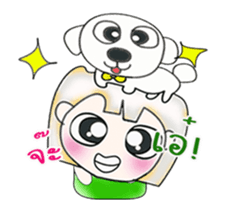 Mr. Richu. Hi! ^__^ I love dog. sticker #13737712