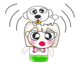 Mr. Richu. Hi! ^__^ I love dog. sticker #13737714