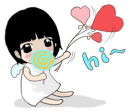 The little Angel and the little Devil 1 sticker #13737937