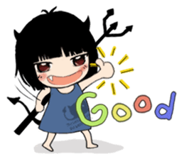 The little Angel and the little Devil 1 sticker #13737938