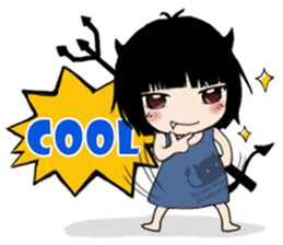 The little Angel and the little Devil 1 sticker #13737943