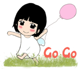 The little Angel and the little Devil 1 sticker #13737952