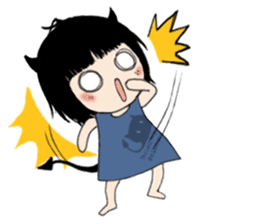 The little Angel and the little Devil 1 sticker #13737956