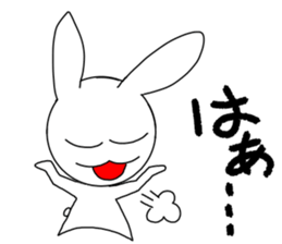 Rabitt, sametimes owl. sticker #13738177