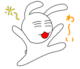 Rabitt, sametimes owl. sticker #13738188