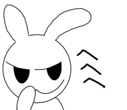 Rabitt, sametimes owl. sticker #13738202