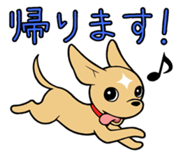 Chihuahua Wanwan sticker #13738229