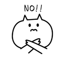 Whimsical cat! sticker #13738666