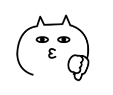 Whimsical cat! sticker #13738680