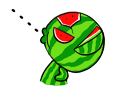 Three eyes of the cat is Wonderful melon sticker #13739198