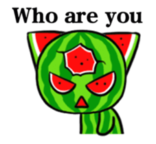 Three eyes of the cat is Wonderful melon sticker #13739200