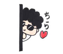 Happy Afro sticker #13739262