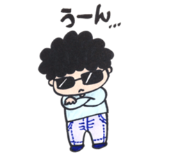 Happy Afro sticker #13739267