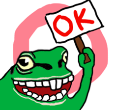 DEPPA FROG sticker #13739338