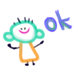 Painted in watercolor graffiti(English) sticker #13739681