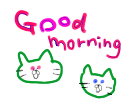 Painted in watercolor graffiti(English) sticker #13739686