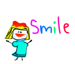 Painted in watercolor graffiti(English) sticker #13739690