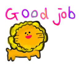 Painted in watercolor graffiti(English) sticker #13739704