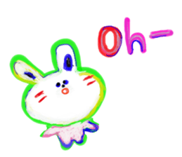 Painted in watercolor graffiti(English) sticker #13739710