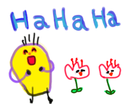 Painted in watercolor graffiti(English) sticker #13739712