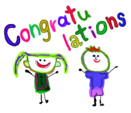 Painted in watercolor graffiti(English) sticker #13739714