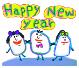 Painted in watercolor graffiti(English) sticker #13739716