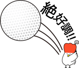 Chicken_Sticker_GOLF_ver. sticker #13739824