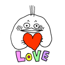 Strange bird with Nagasaki accent 2 sticker #13739886