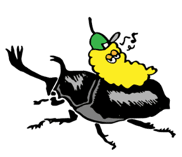 Yurero Minomushi kun!! (Usual days Ver.) sticker #13739954