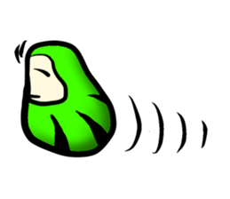 Darumakokeshi sticker #13740787