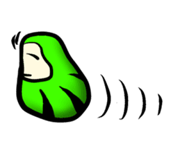 Darumakokeshi sticker #13740787