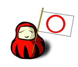 Darumakokeshi sticker #13740795