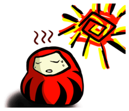 Darumakokeshi sticker #13740820