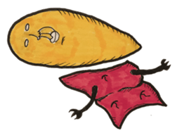 Potato island. sticker #13740848