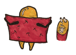 Potato island. sticker #13740858