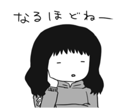 Geek woman of fun sticker2 sticker #13740986