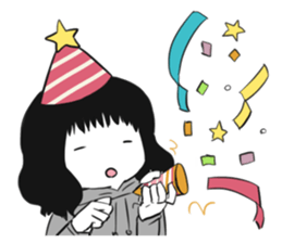 Geek woman of fun sticker2 sticker #13741015