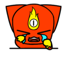 Three eyes cat of the Fuaier sticker #13741107