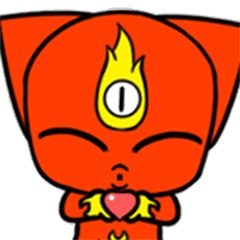 Three eyes cat of the Fuaier